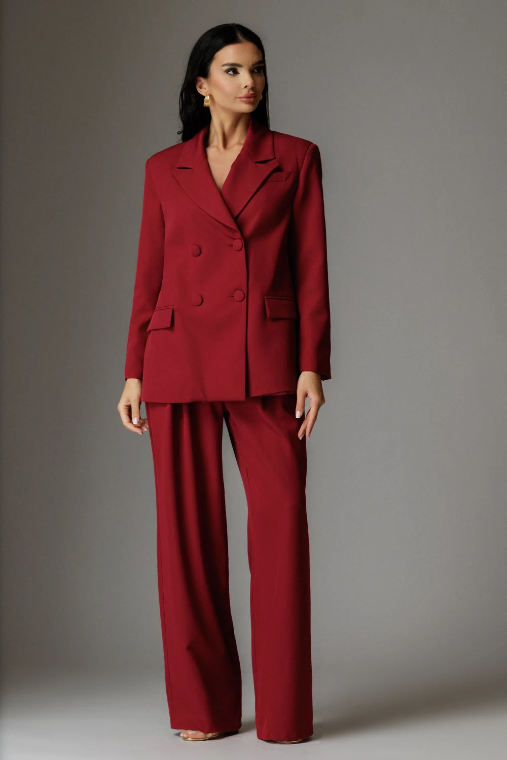 Compleu Adina Elegant Bordo