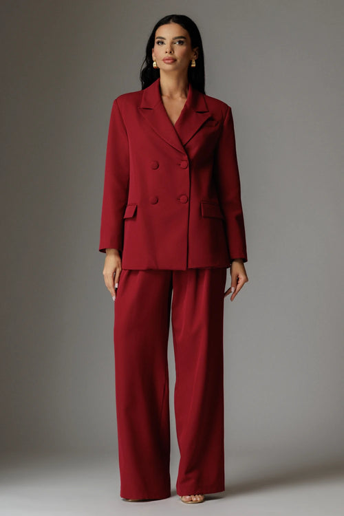 Compleu Adina Elegant Bordo 2