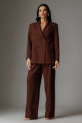 Compleu Adina Elegant Maro