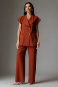Compleu Beatrice Elegant Caramiziu