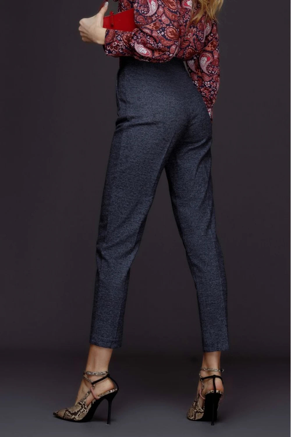 Pantaloni Filipa bleumarin 3