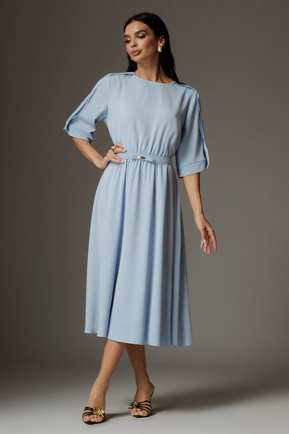 Rochie Alexia bleu eleganta