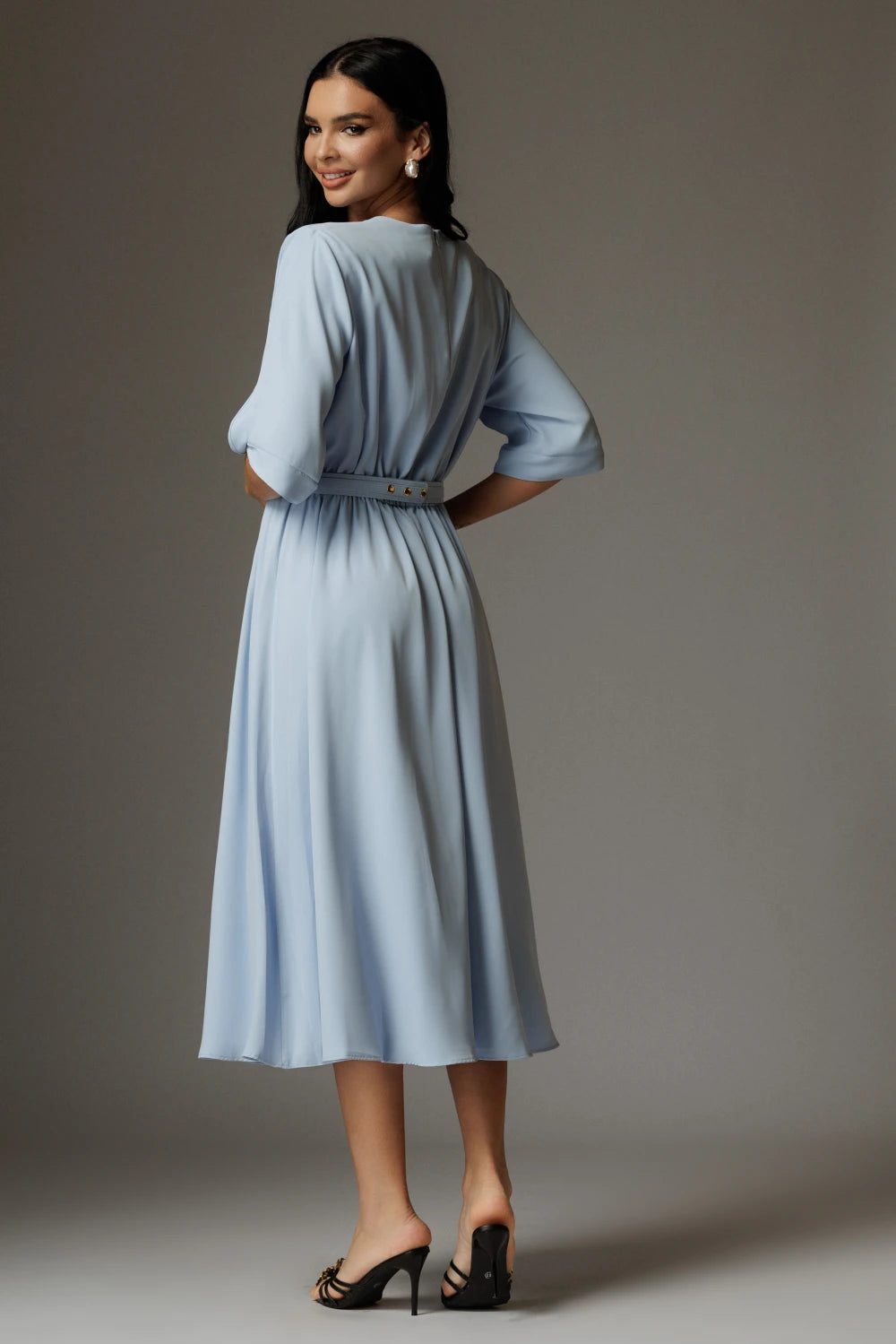 Rochie Alexia bleu eleganta 2