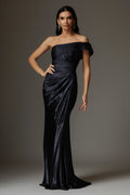 Rochie Anca bleumarin eleganta