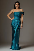 Rochie Anca turcoaz eleganta