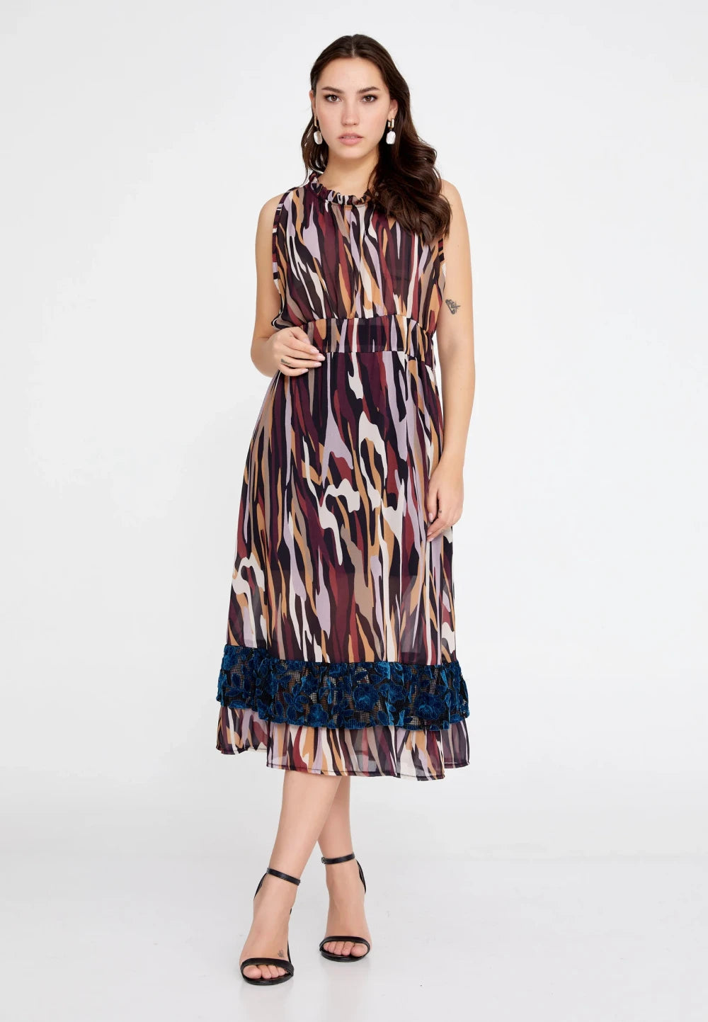 Rochie Aniko bordo 2