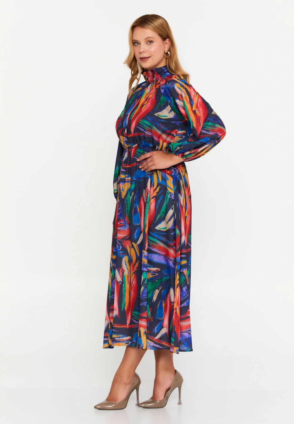 Rochie Anisa cu imprimeu 4