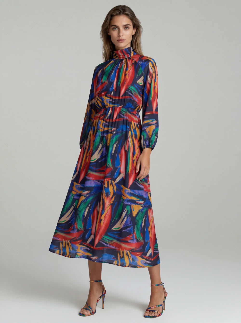 Rochie Anisa cu imprimeu