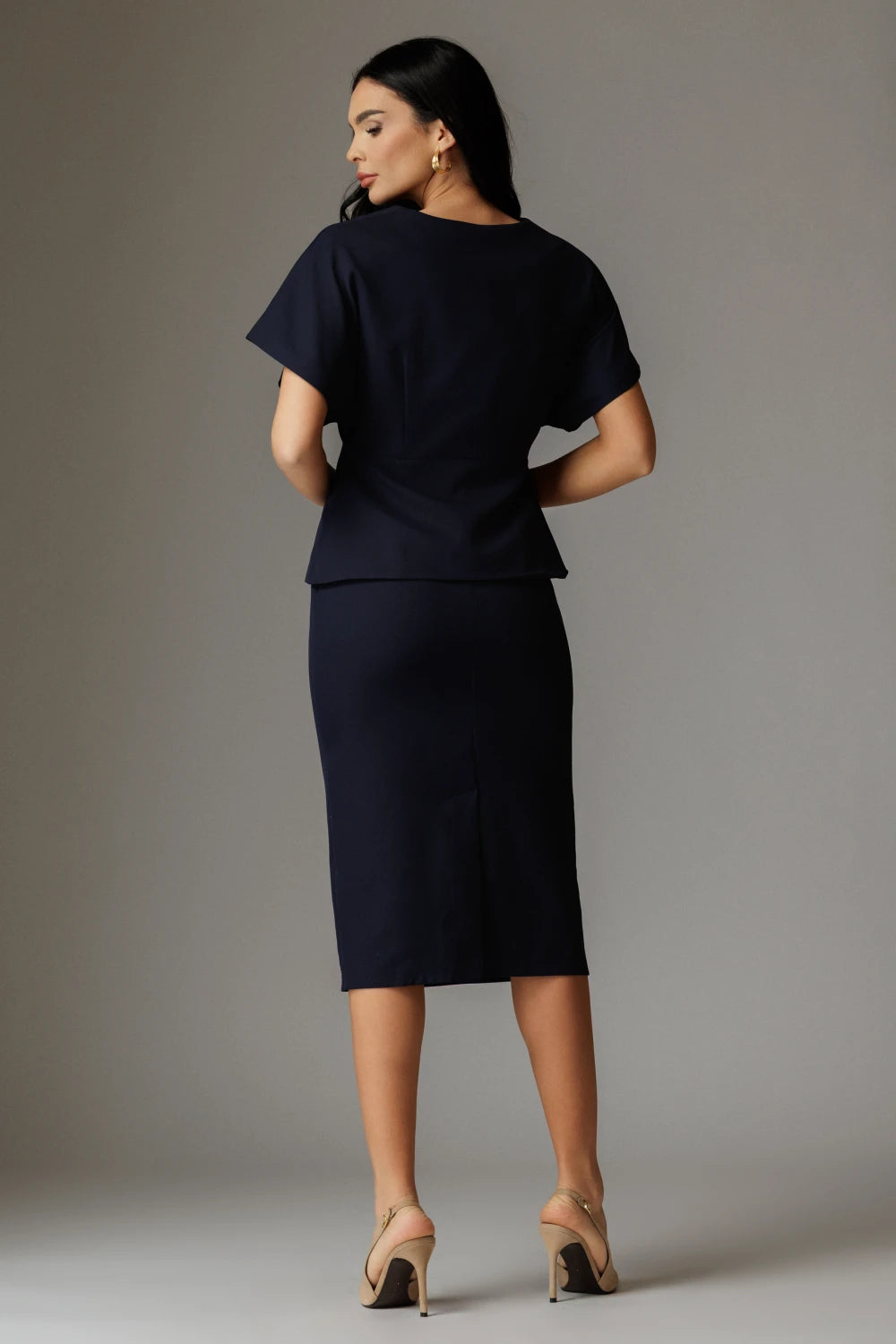 Rochie Cassandra Elegant Bleumarin 2