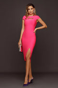Rochie Ines fucsia