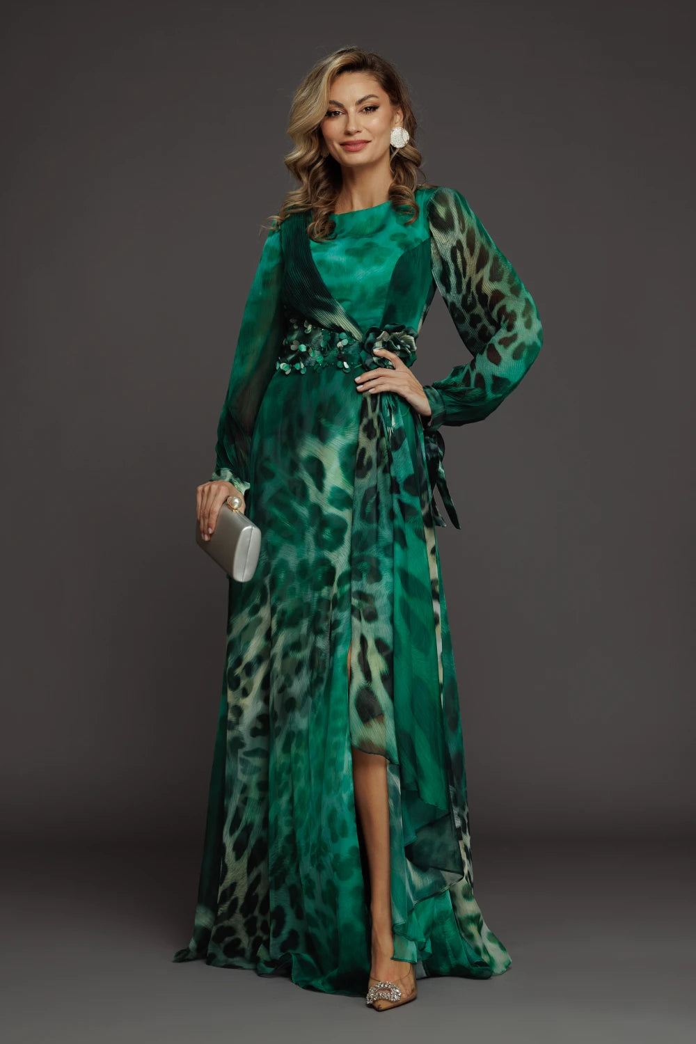 Rochie Electra verde 3