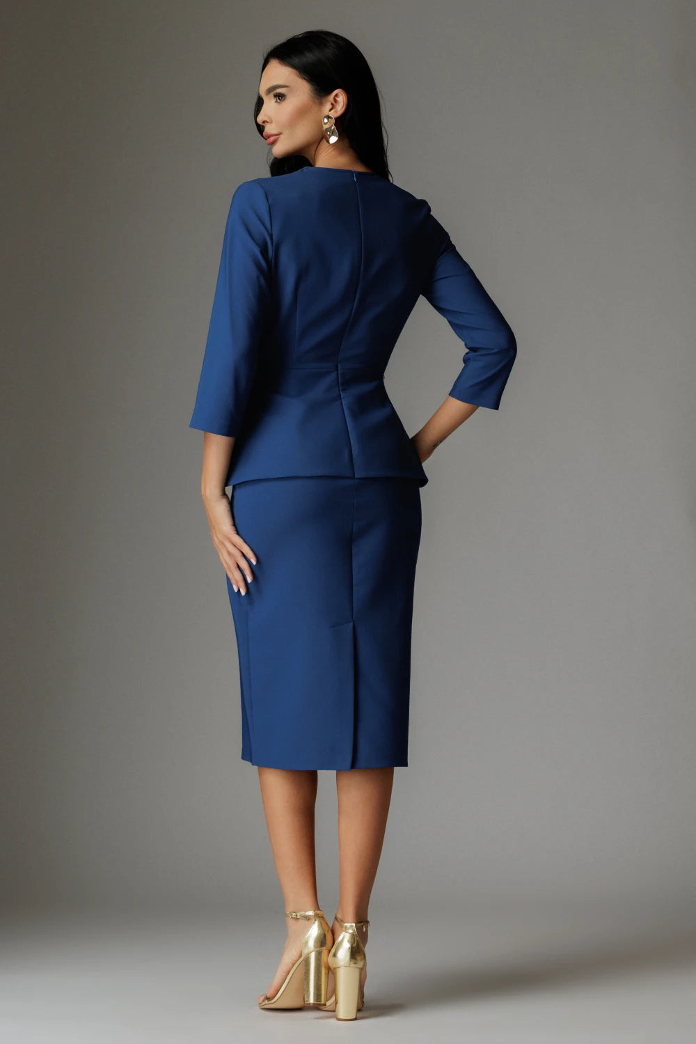 Rochie Elena Eleganta Albastru 3