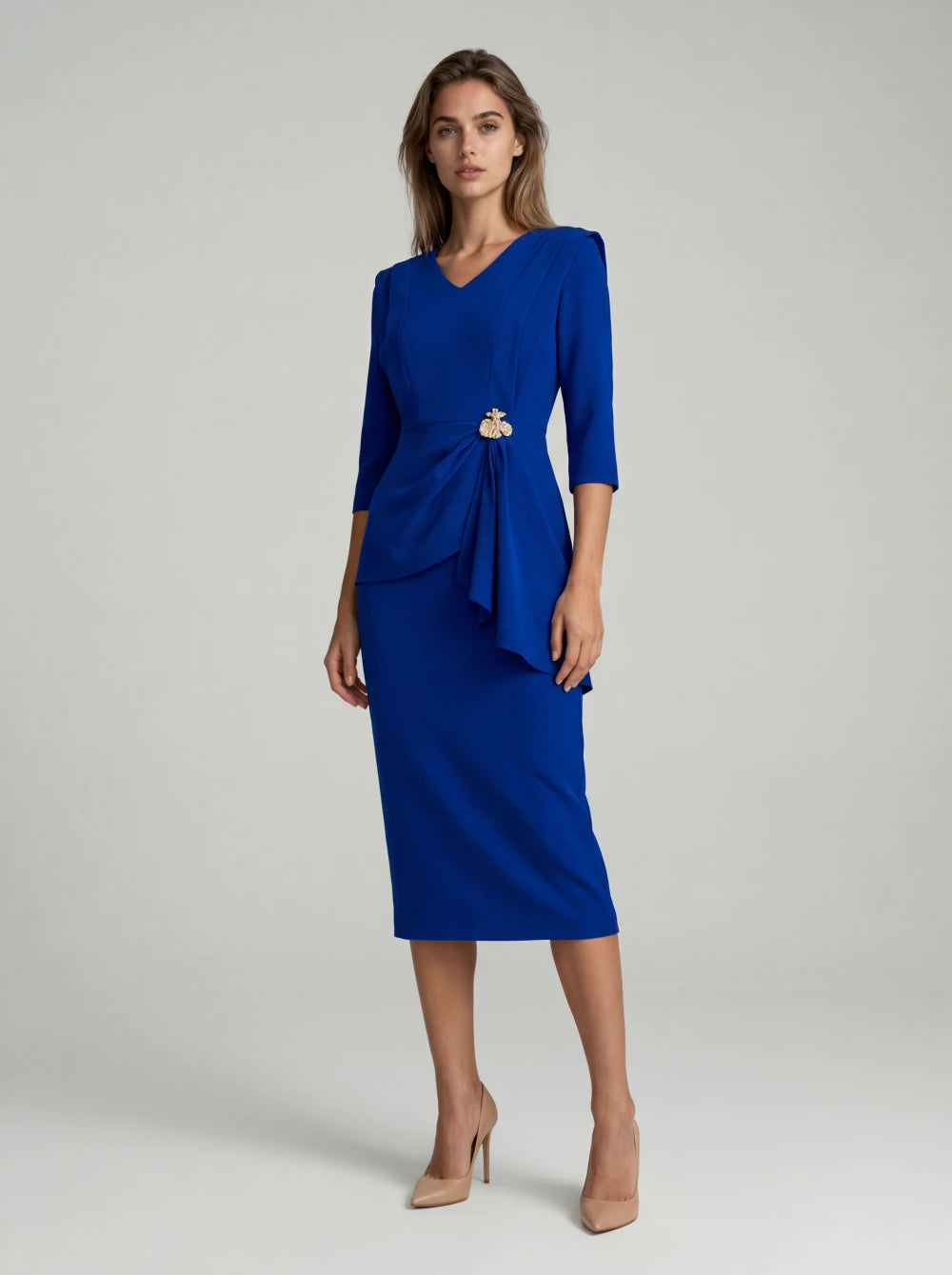 Rochie Ines albastra