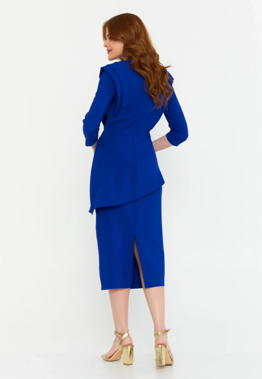 Rochie Ines albastra 3