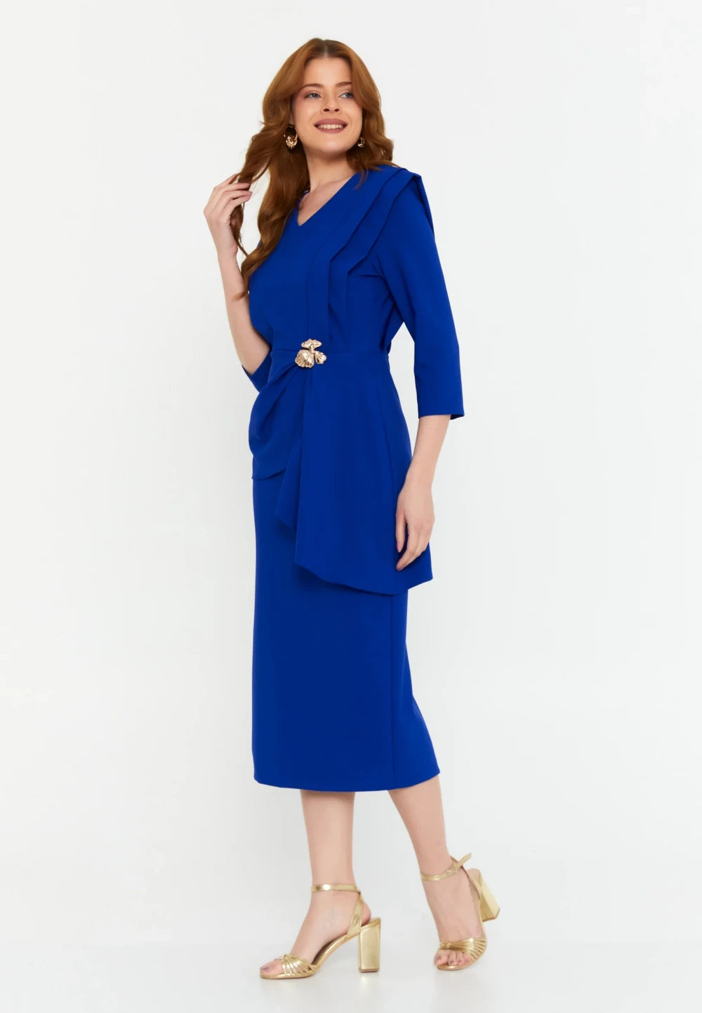 Rochie Ines albastra 4