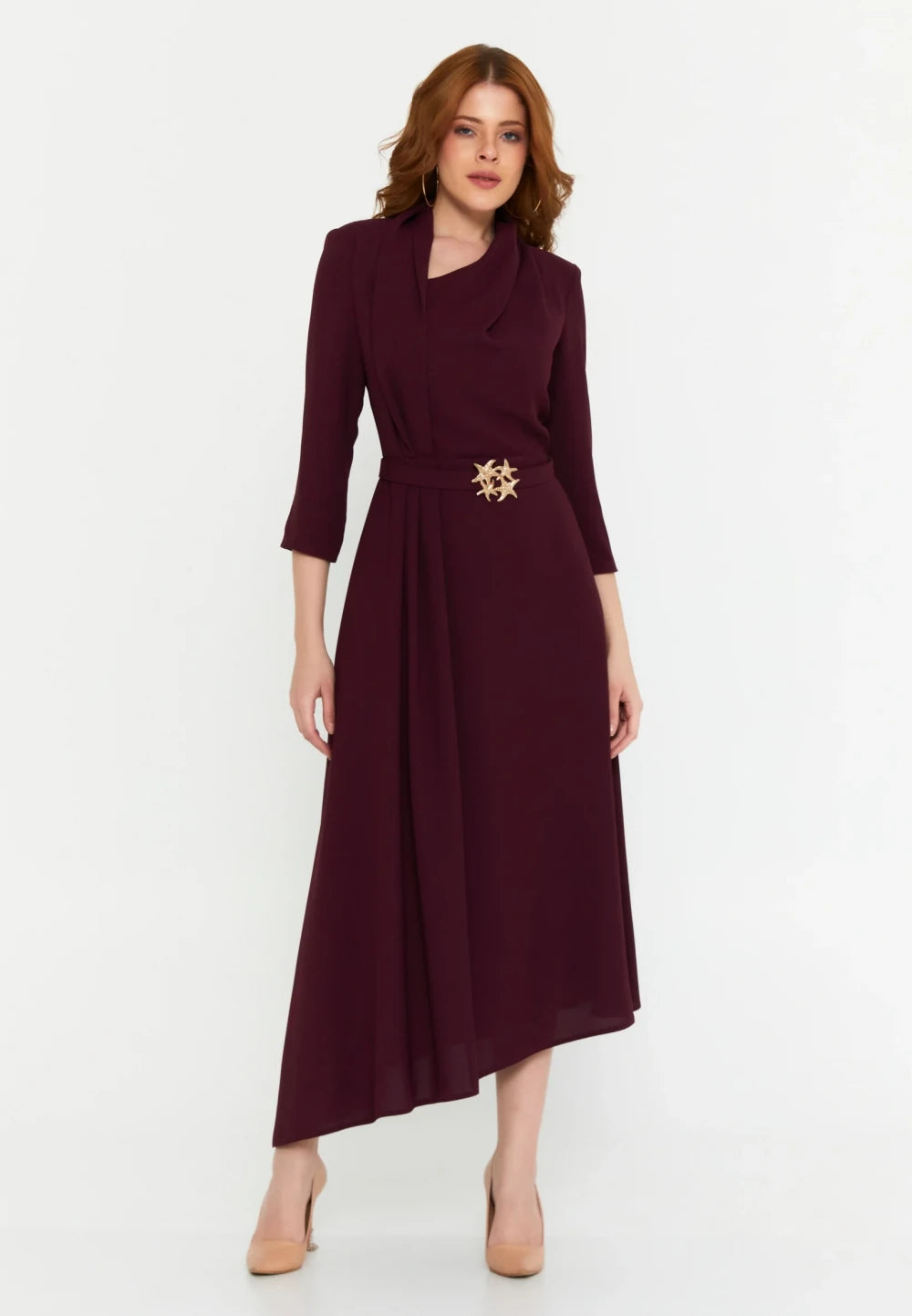 Rochie Kendall bordo 2