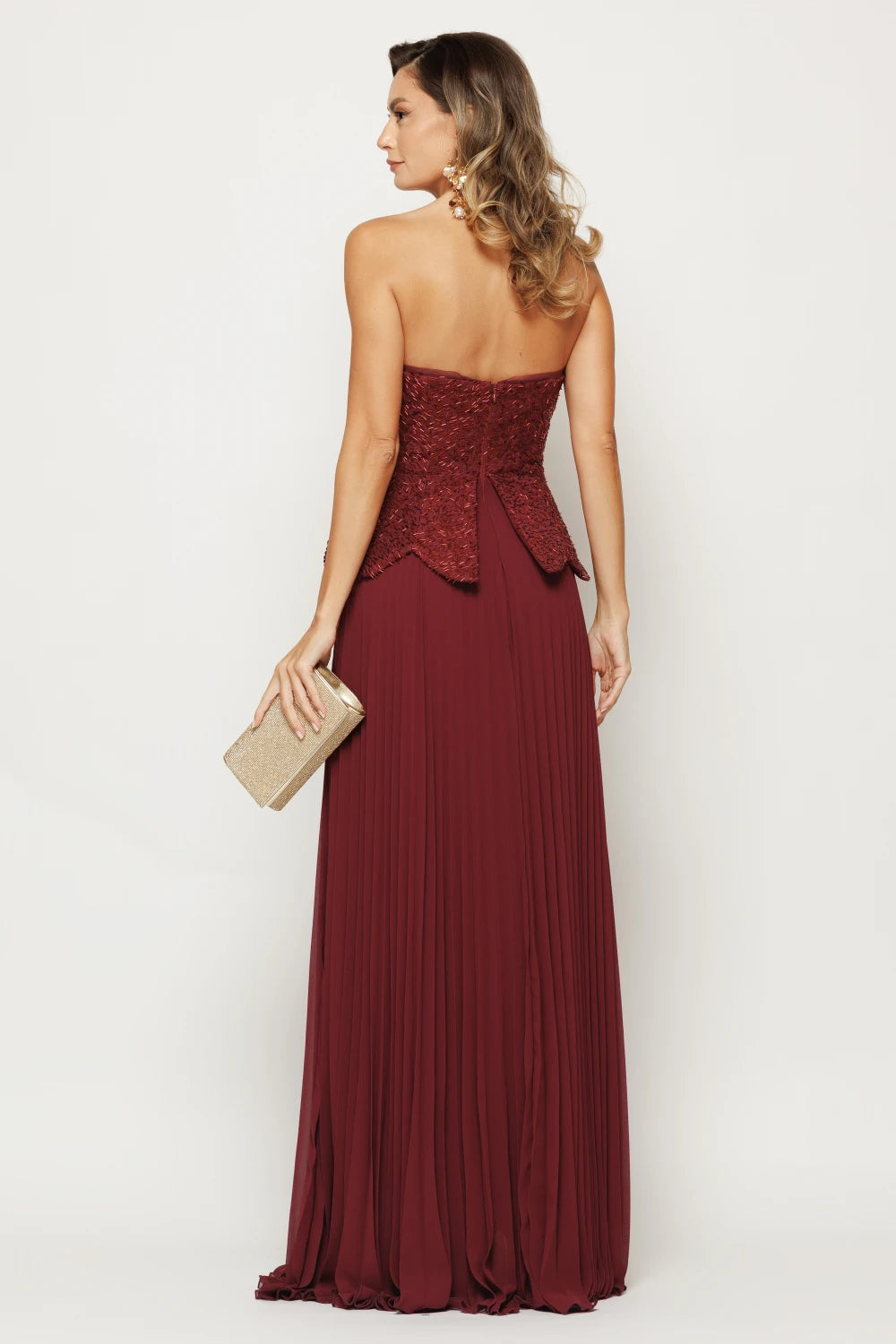 Rochie Odessa bordo 3