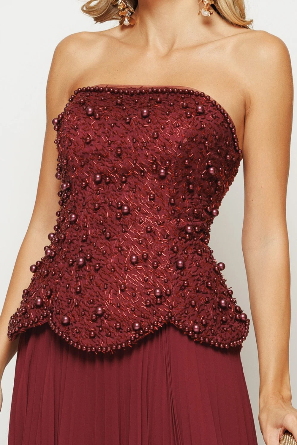 Rochie Odessa bordo 2