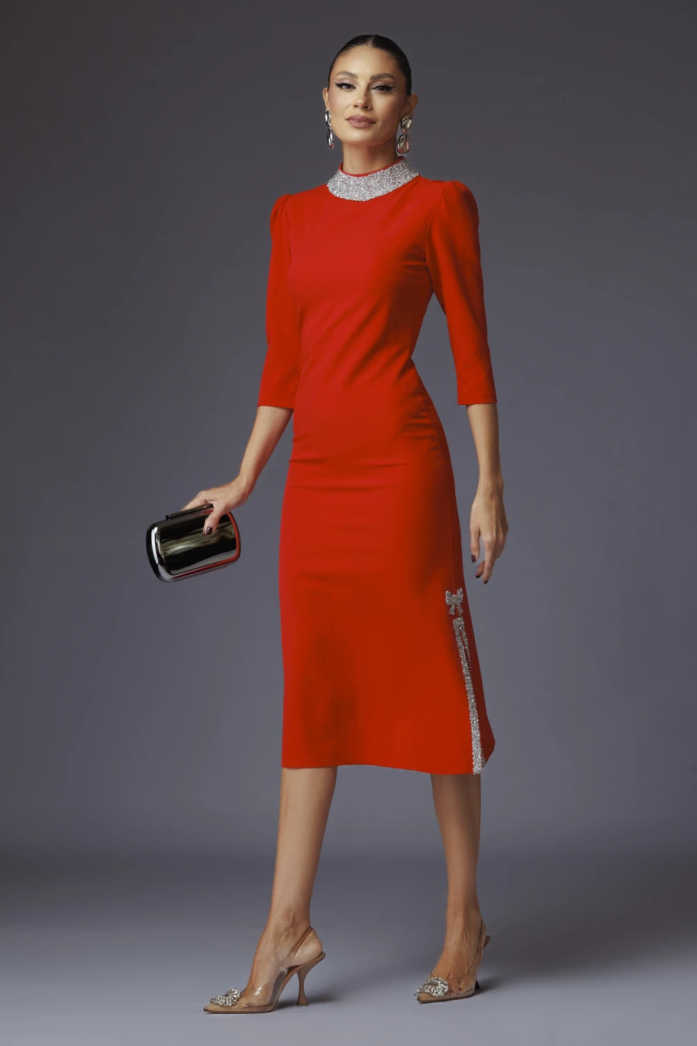 Rochie Pilar rosie