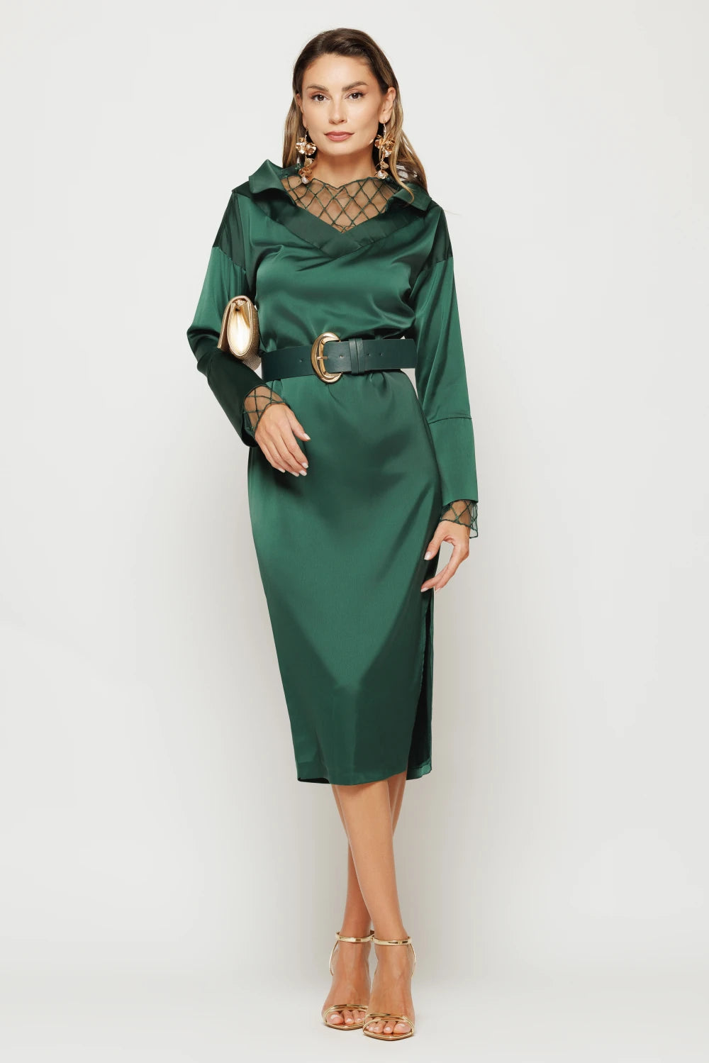 Rochie Sabina verde