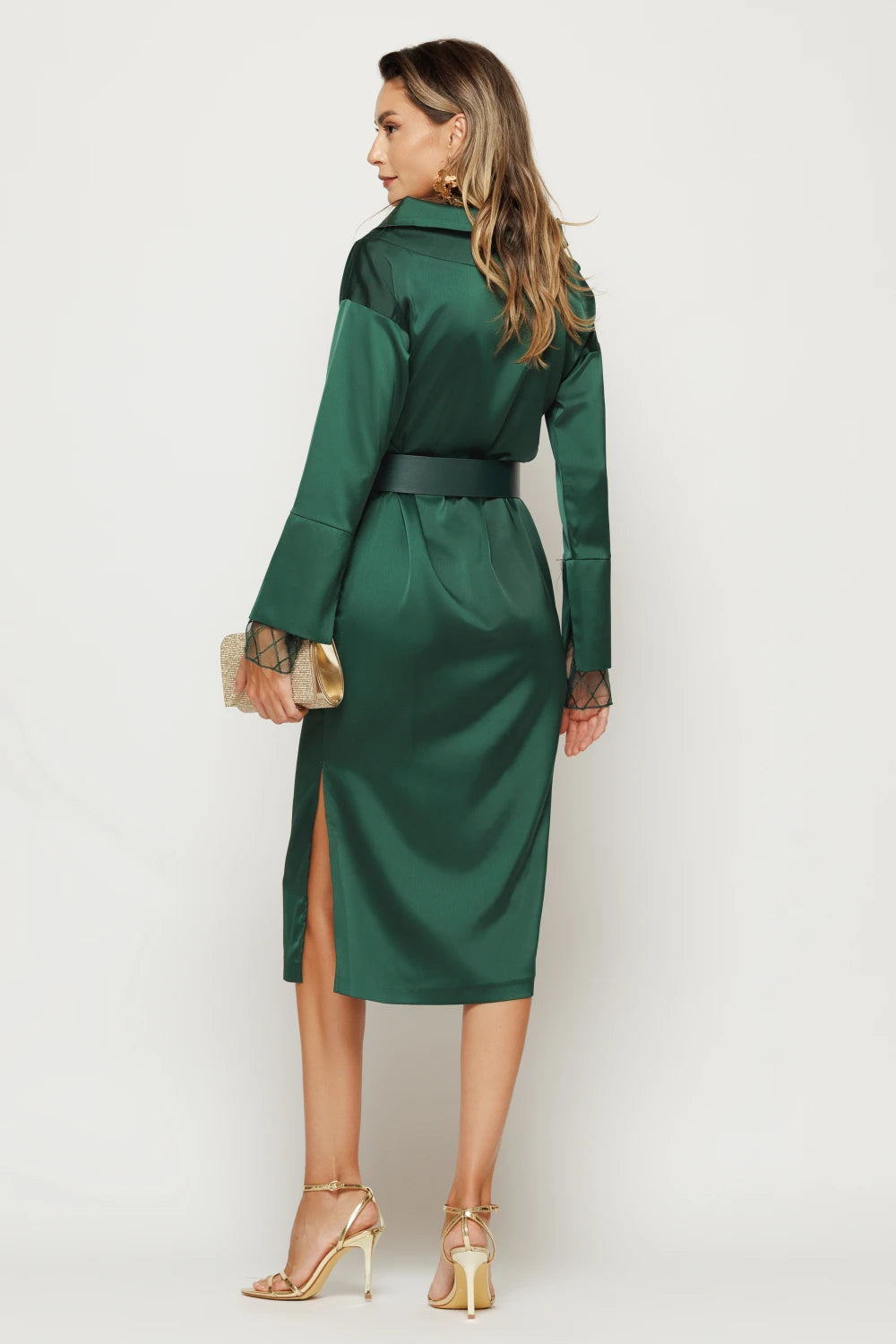 Rochie Sabina verde 2