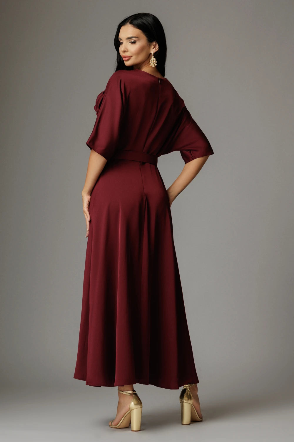 Rochie Savine bordo 2