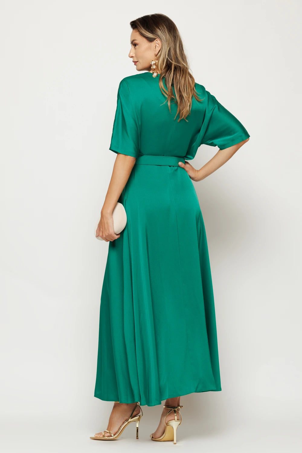 Rochie Savine verde 3