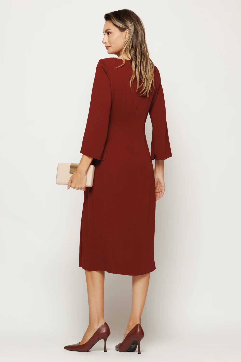 Rochie Selma bordo 3