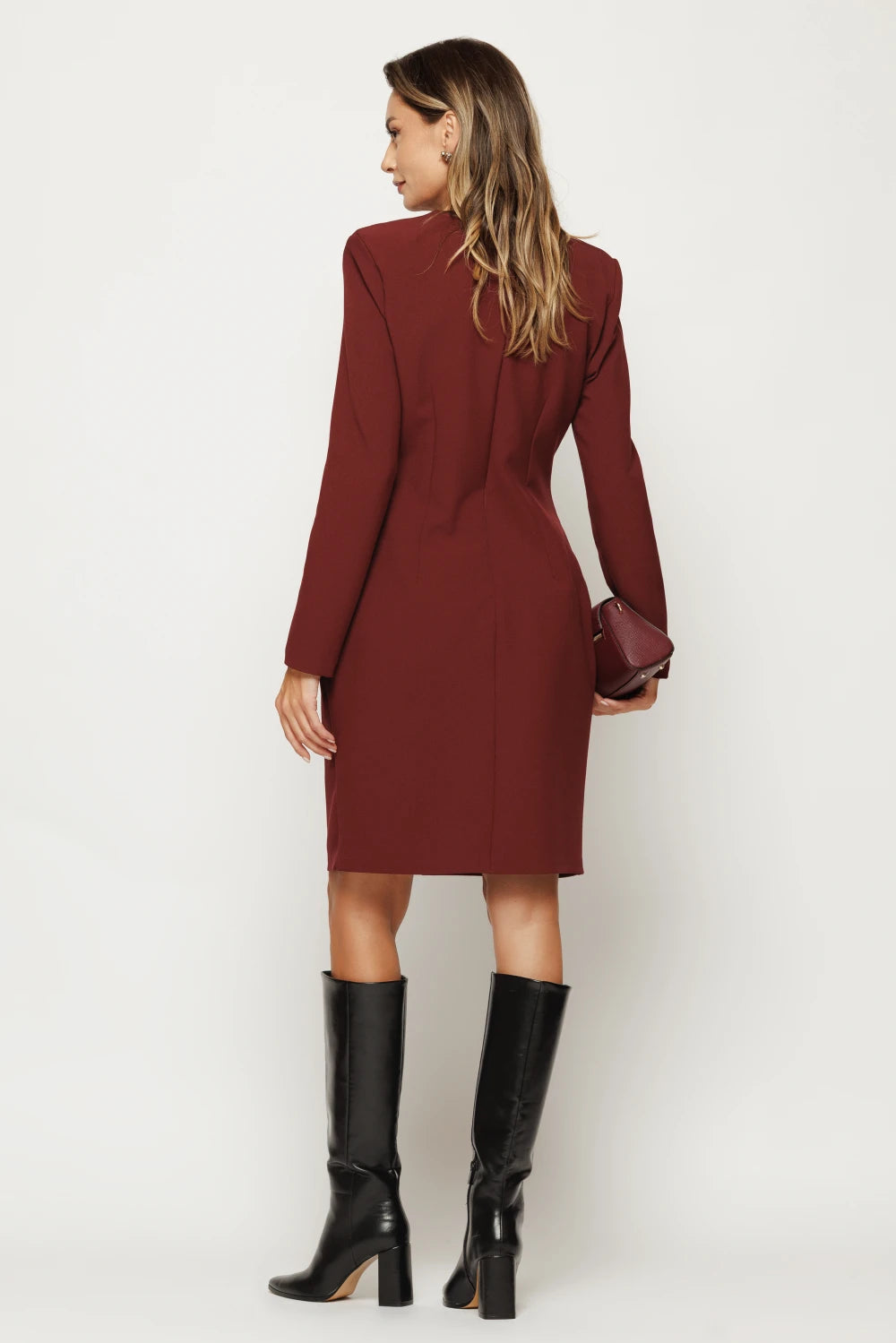 Rochie Tesia bordo 2