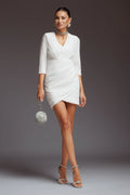 Rochie Violeta alba