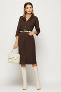 Rochie Vivienne maro